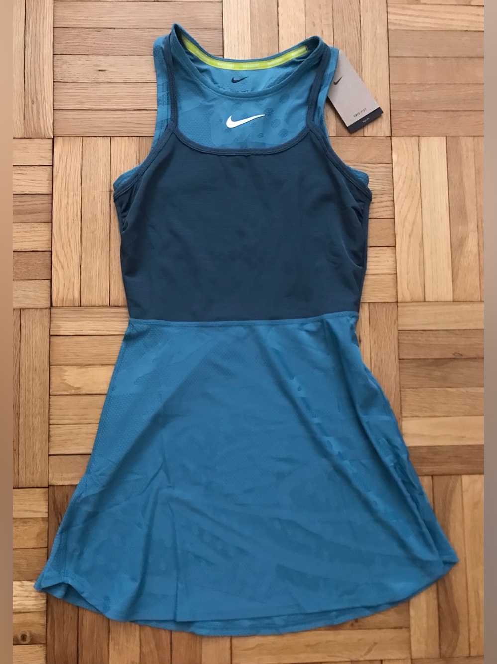 Size XS Womens Nike Court Slam Melbourne Dri-FIT Tennis Dress Green FZ6463-379